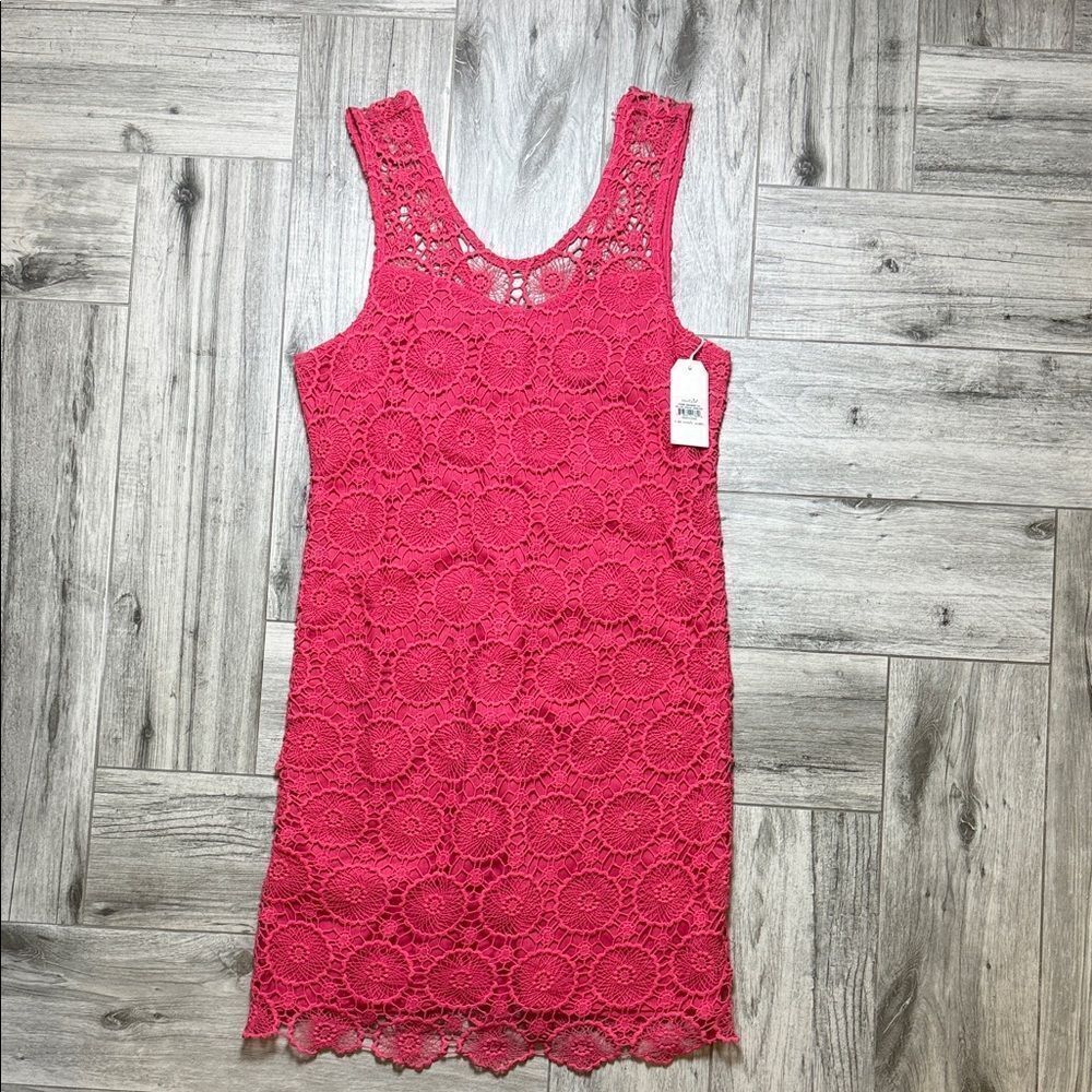 Mud Pie Pink Lace Dress Size XS